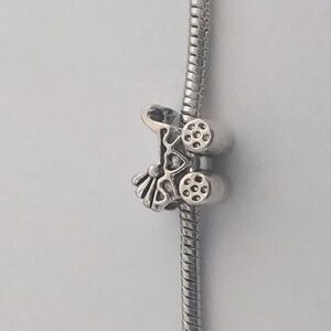 Silver Baby Carriage‎ Charm for Pandora Style Bracelet